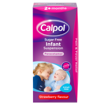 CALPOL® Sugar Free Infant Suspension Strawberry Flavour 100ml