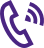 Purple phone icon