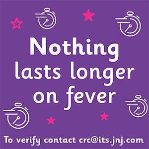 Nothing lasts longer on fever banner