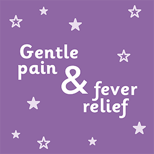 Gentle pain & fever relief banner