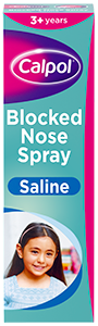 Calpol Saline Blocked nose spray, 3+ years