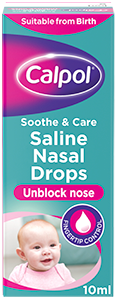 Calpol saline Nose spray to unblock nose, suitable from birth